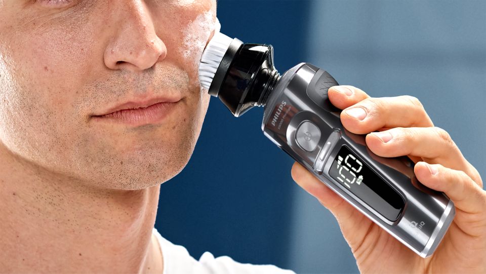 Shaver S9000 Prestige Máquina barbear elétrica a húmido e seco