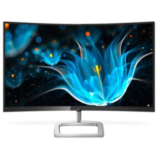 Geschwungener LCD-Monitor mit Ultra Wide Color