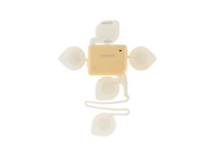 Avalon beltless fetal monitoring solution Cableless fetal and maternal pod with adhesive patch