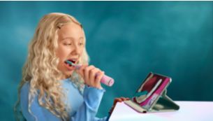 L&aelig;ngere og bedre b&oslash;rstning med Sonicare for Kids-appen