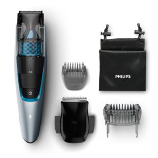 Beardtrimmer series 7000 Zastrihávač fúzov s integrovaným systémom odsávania