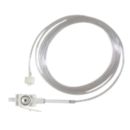 LoFlo etCO2 Straight Sample Line with Male Luer intubated Capnography