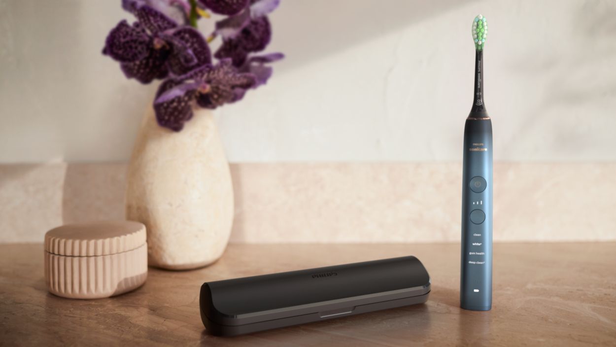 Amazon.com: PHILIPS 飛利浦Sonicare 9000 特別版可充電牙刷,粉紅色/白色,HX9911/90 : 健康與家庭