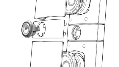 Titanium tweeters for undistorted sound with superb clarity