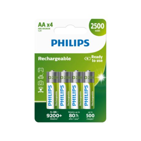 R6B4RTU25/10 Rechargeables batteri