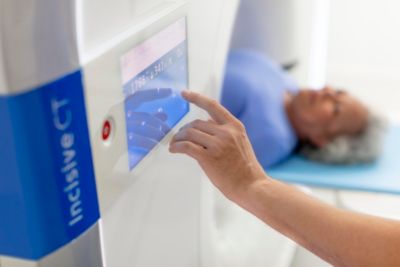 Inclusive CT scanner touchscreen