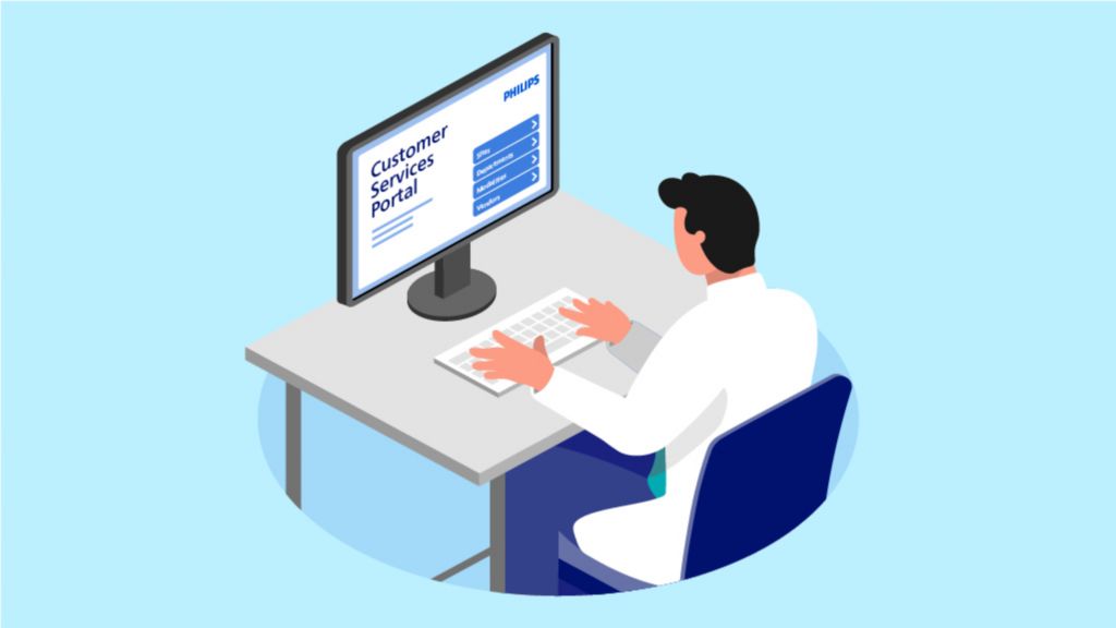 Single point of entry via Customer Services Portal
