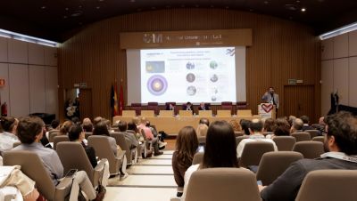 CardioTox 2025 conference session at Hospital La Paz
