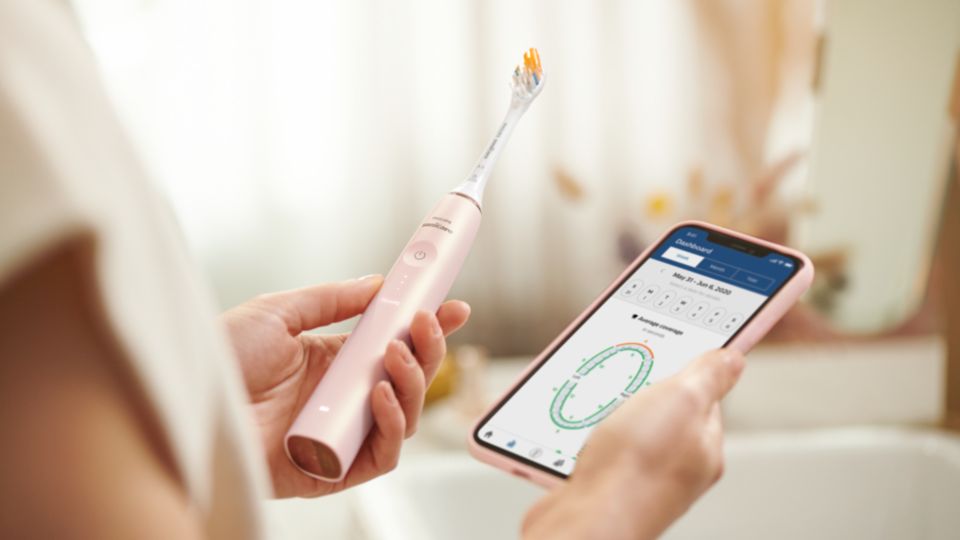 Brosse à dents électrique avec technologie SenseIQ