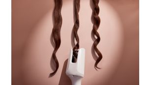 5 verschiedene Styles, von lockig bis wellig