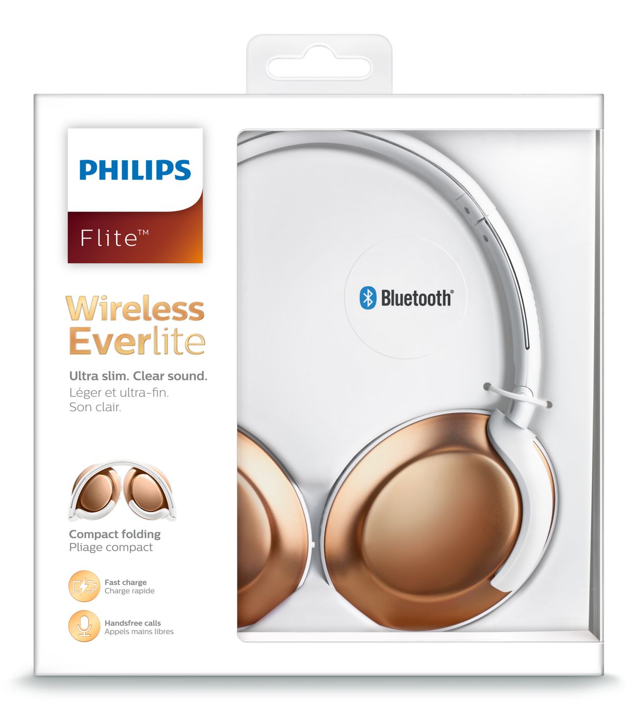 Philips slim fold online bluetooth headphones