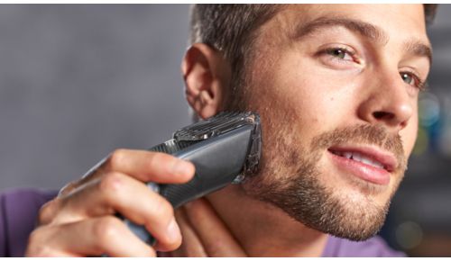 Tæmmer skæg og skægstubbe