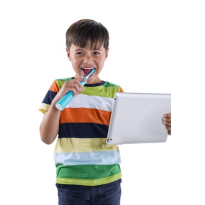La puissance sonique optimise le brossage de votre enfant
