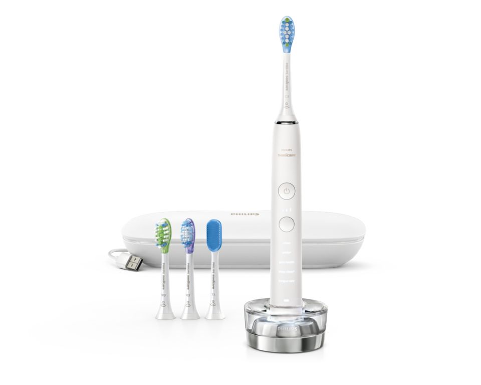 DiamondClean Smart 聲波震動牙刷（牙醫診所專售） HX9984/02 | Sonicare