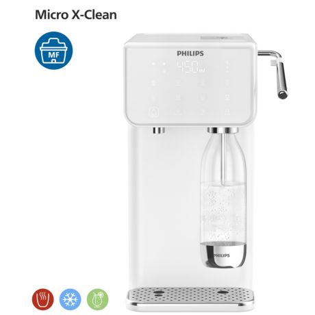 ADD5962WH/79 Micro X-Clean filtration Sparkling Water Station, Hot & Cold