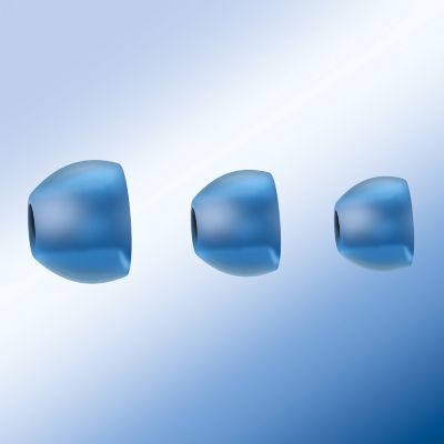 3 interchangeable rubber ear caps for an optimal fit