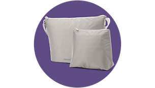 Breast pump bag and pouch