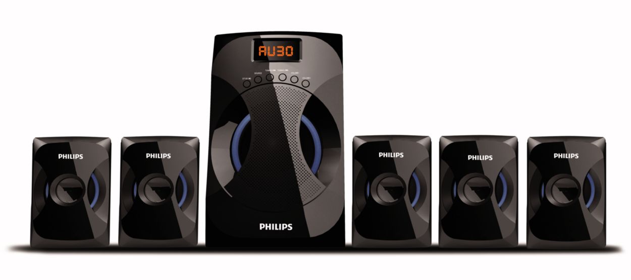 Philips home theatre sales 5.1 spa4040b