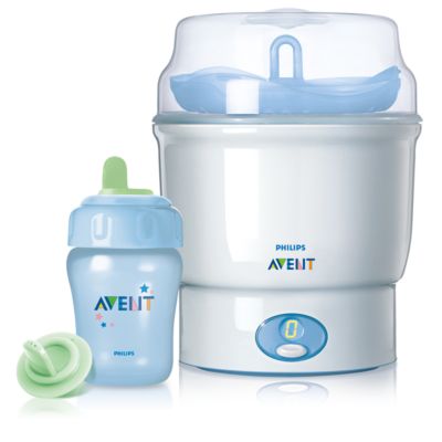 Entire cup can be sterilised for hygiene purposes