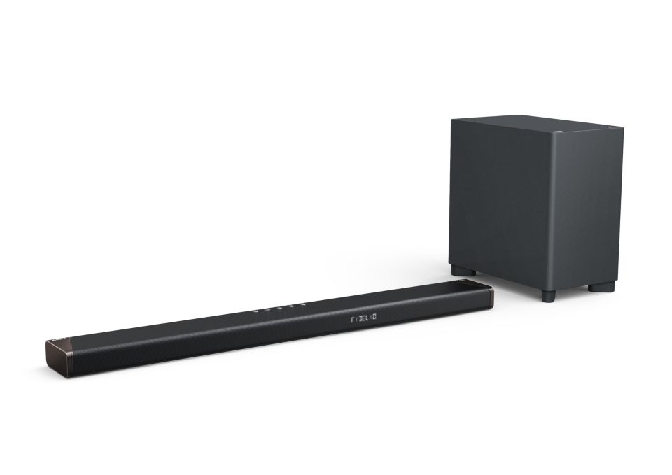 Philips fidelio soundbar wireless sales home theater