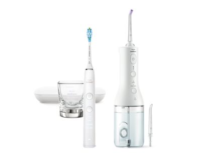 Sonicare Set igienă orală Periuță DiamondClean 9000 + Duș bucal