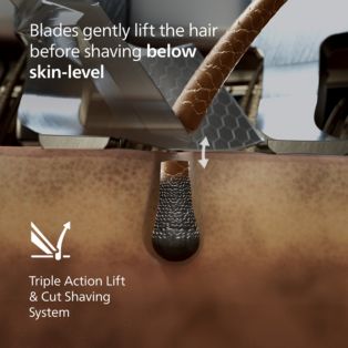 i9000 Prestige Ultra Wet and Dry Electric Shaver with SkinIQ Pro