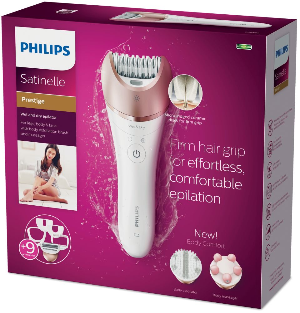 Satinelle Prestige Wet & Dry epilator BRE650/50 | Philips