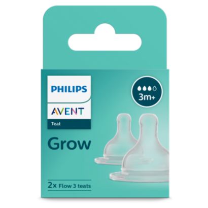 Grow baby bottle teat