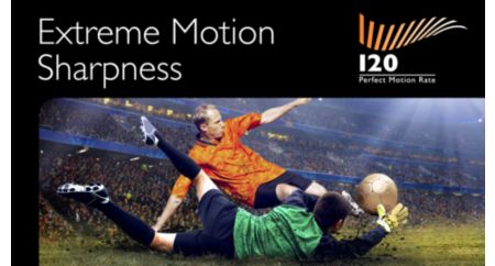120 Hz PMR for the ultimate in motion sharpness