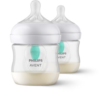 Biberón Philips Avent Natural de Cuello Ancho, 4 oz (2 uds) –