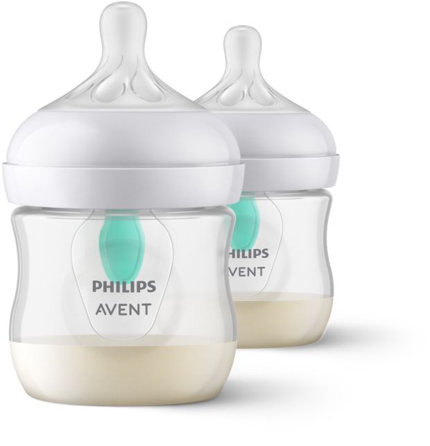 Philips Avent Natural Response Bottle Air Free Vent 125ml, teat 0 months, 2 pieces