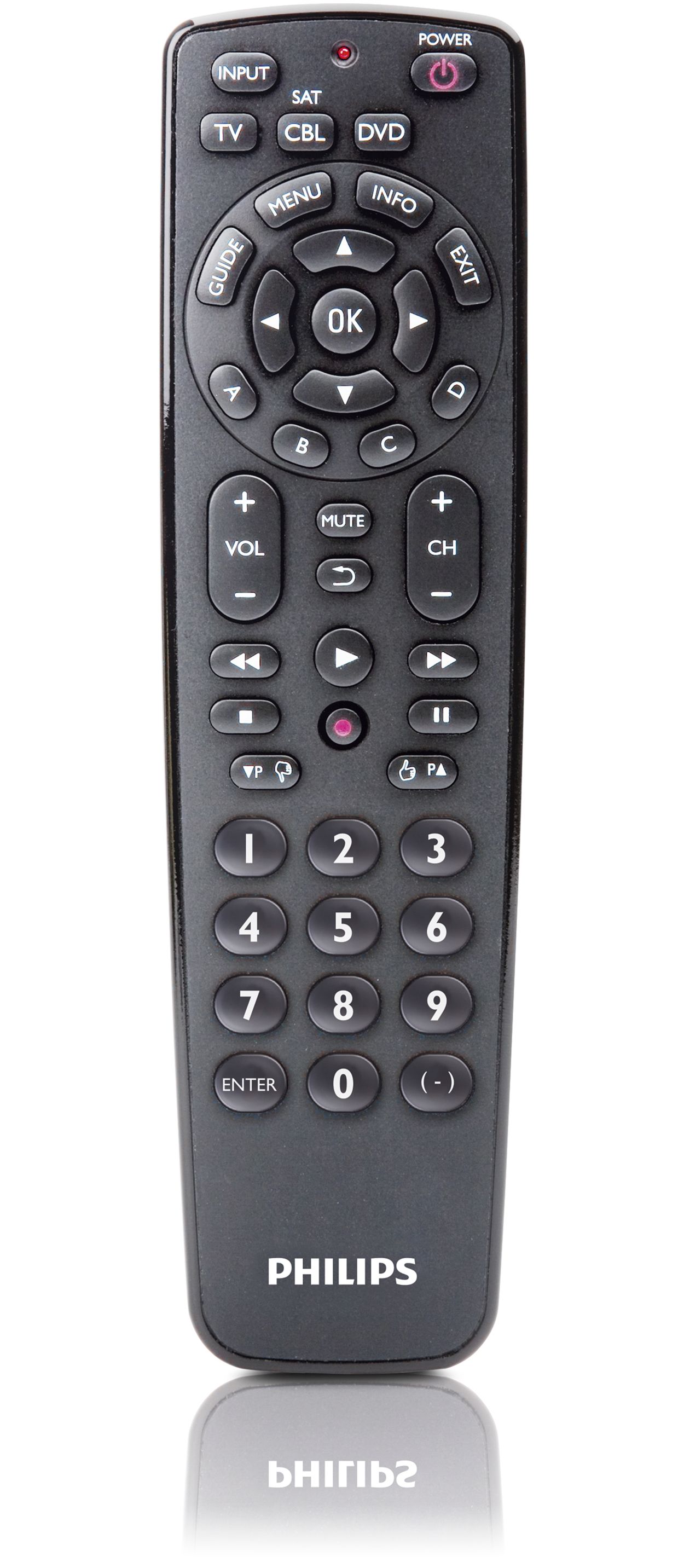 Perfect replacement Universal remote control SRP4004/27