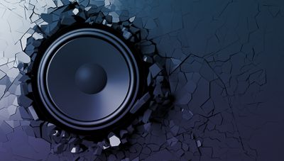 Powerful integrated sound system