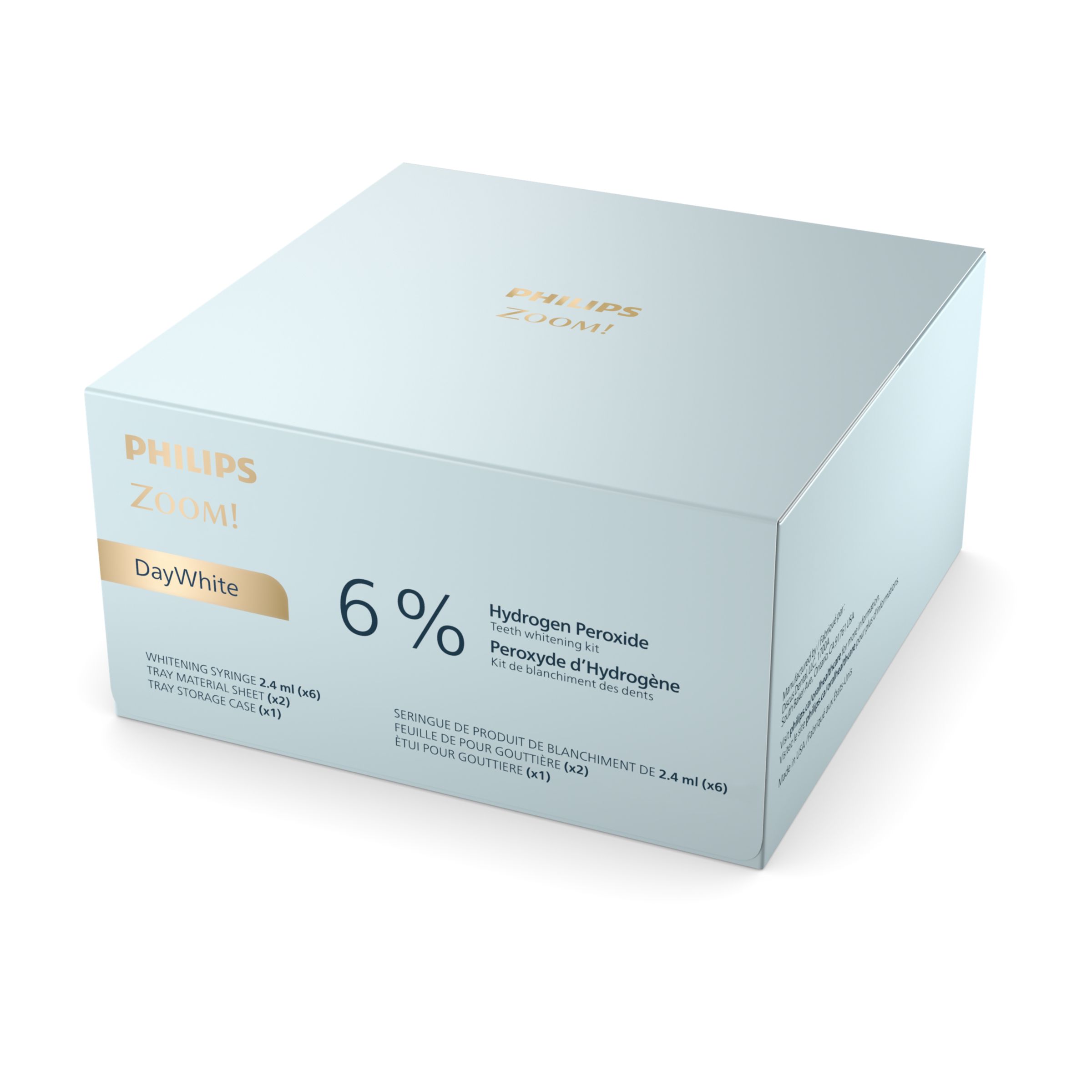 A DayWhite 6% HP whitening kit.