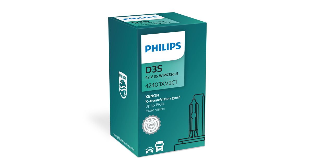 Xenon X-tremeVision gen2 Xenon car headlight bulb 42403XV2C1 | Philips
