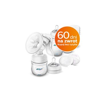 Philips Avent Laktator ręczny z zestawem do przechowywania pokarmu