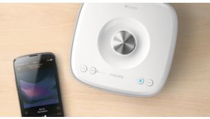 Play music in one room wirelessly via Bluetooth