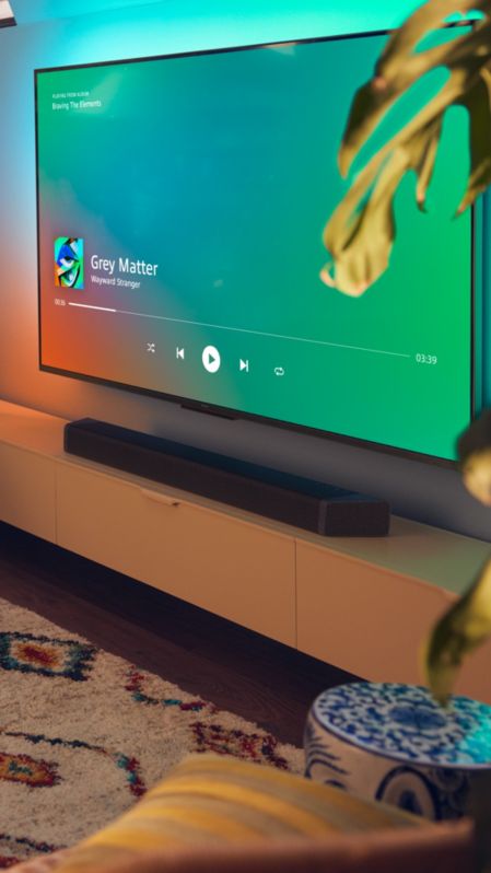 Barres de son Philips avec téléviseurs OLED