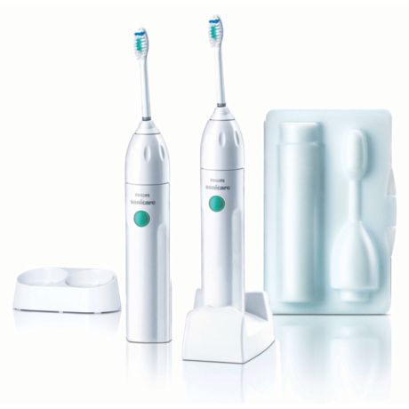 HX5352/46 Philips Sonicare Essence Two rechargeable sonic toothbrushes