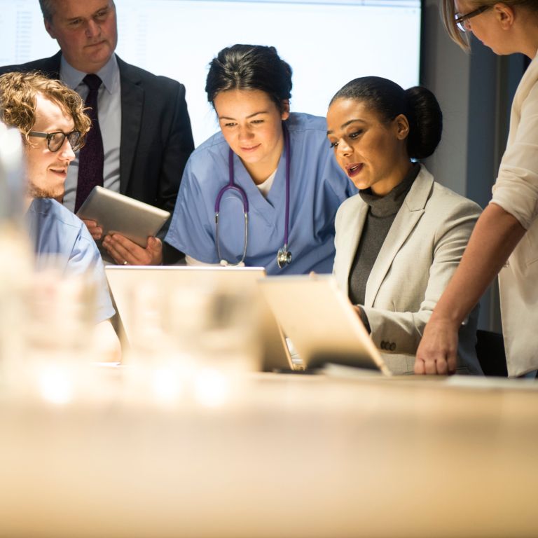 Medical team collaborates with partners