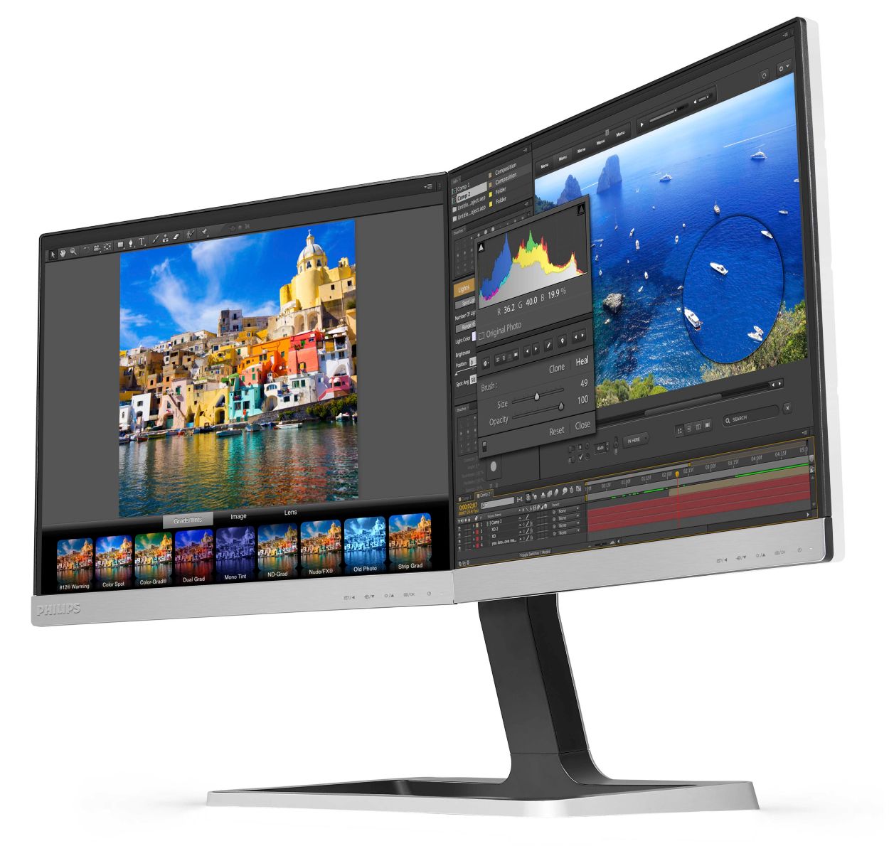 Brilliance Two-in-One LCD monitor 19DP6QJNS/27 | Philips