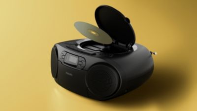 Nešiojamasis „boombox“ tipo CD grotuvas