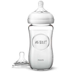 Avent 宽口径自然系列玻璃奶瓶新生儿套装