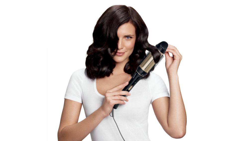 KeraShine heated styling brush HP8632 00 Philips