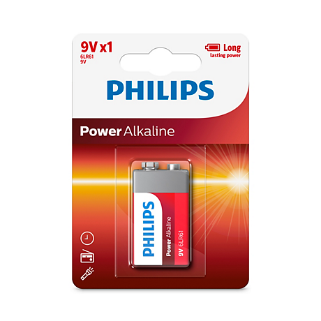 6LR61P1B/10 Power Alkaline Batterij