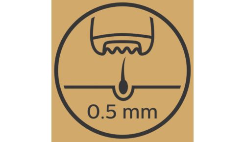 Scherkopf für die Bikinizone zum präzisen Trimmen der Bikinizone.