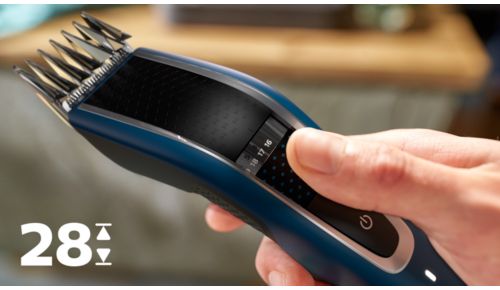 Justerer til forskellige længdeindstillinger