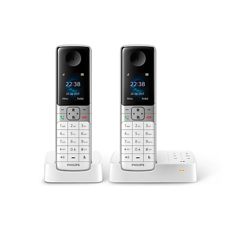 D6352W/38  Bezdrátový telefon se záznamníkem