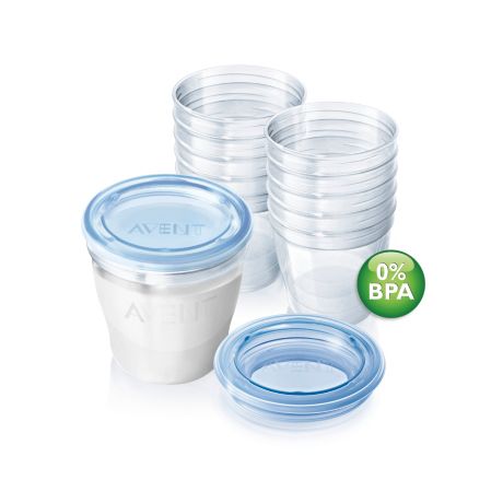 SCF612/50  VIA BREAST MILK CONTAINERS 50 X 180ML(6O