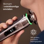Nära rakning som varar länge, intelligent hudkomfort